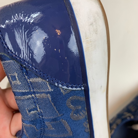 Coach Barrett Sneakers Size 7.5 B Lace-up Leather - Picture 8 of 8